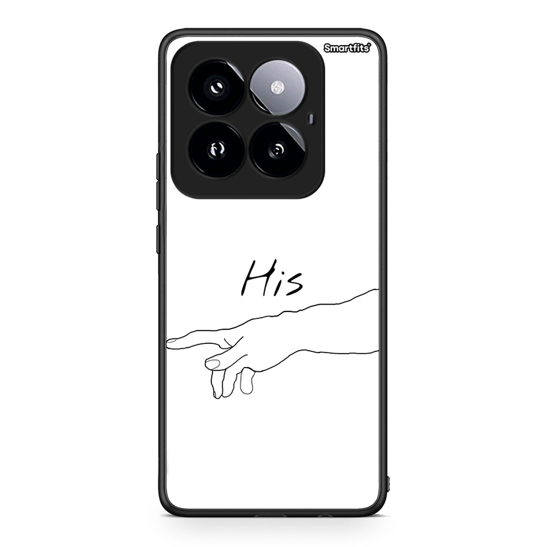 Xiaomi 14 Pro 5G Aeshetic Love 2 Θήκη Αγίου Βαλεντίνου από τη Smartfits με σχέδιο στο πίσω μέρος και μαύρο περίβλημα | Smartphone case with colorful back and black bezels by Smartfits