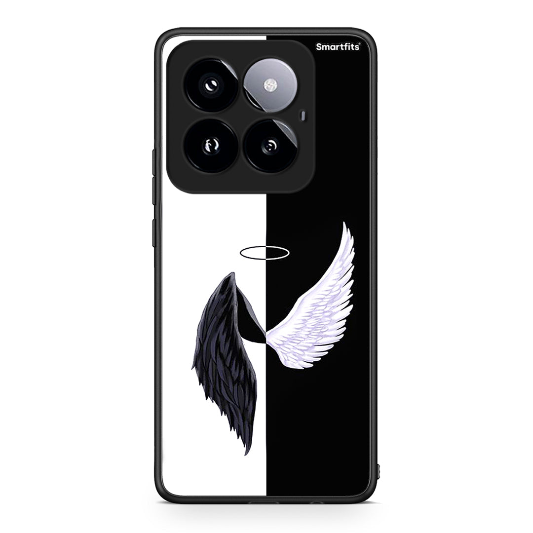 Xiaomi 14 Pro 5G Angels Demons θήκη από τη Smartfits με σχέδιο στο πίσω μέρος και μαύρο περίβλημα | Smartphone case with colorful back and black bezels by Smartfits