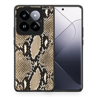 Thumbnail for Θήκη Xiaomi 14 Pro 5G Fashion Snake Animal από τη Smartfits με σχέδιο στο πίσω μέρος και μαύρο περίβλημα | Xiaomi 14 Pro 5G Fashion Snake Animal case with colorful back and black bezels