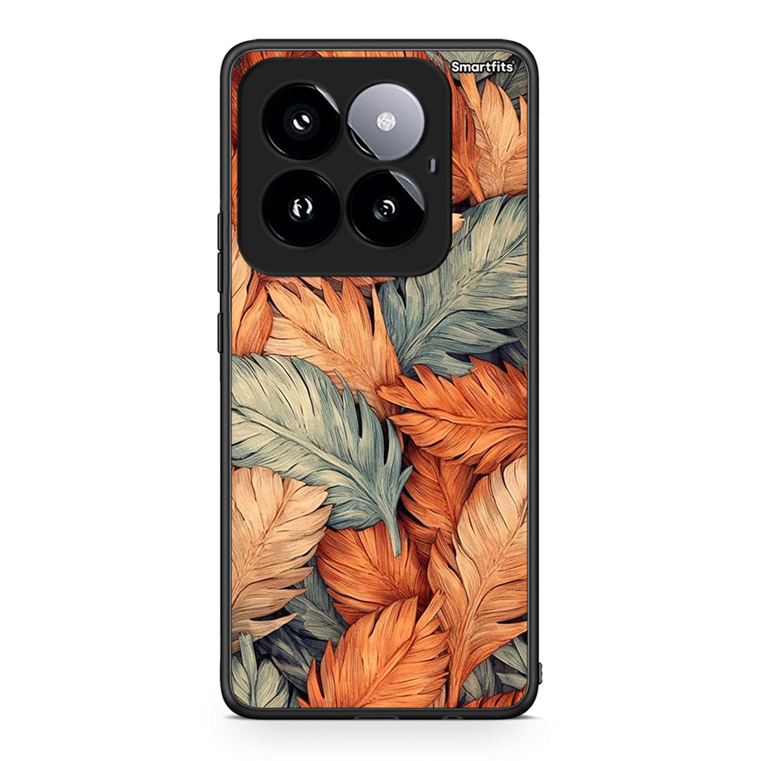Xiaomi 14 Pro 5G Autumn Leaves Θήκη από τη Smartfits με σχέδιο στο πίσω μέρος και μαύρο περίβλημα | Smartphone case with colorful back and black bezels by Smartfits