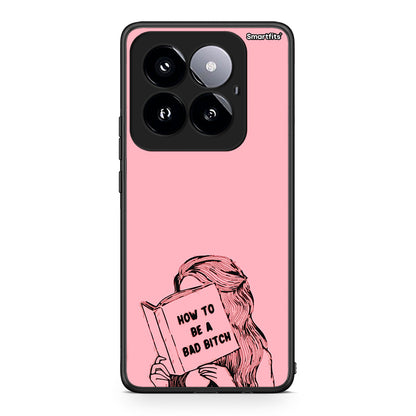 Xiaomi 14 Pro 5G Bad Bitch θήκη από τη Smartfits με σχέδιο στο πίσω μέρος και μαύρο περίβλημα | Smartphone case with colorful back and black bezels by Smartfits