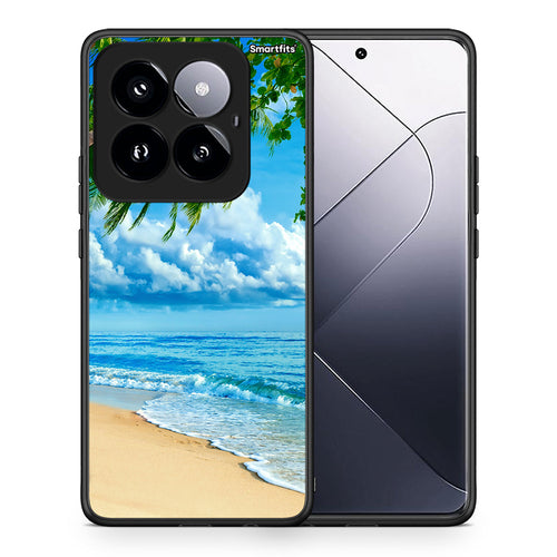 Θήκη Xiaomi 14 Pro 5G Beautiful Beach από τη Smartfits με σχέδιο στο πίσω μέρος και μαύρο περίβλημα | Xiaomi 14 Pro 5G Beautiful Beach case with colorful back and black bezels
