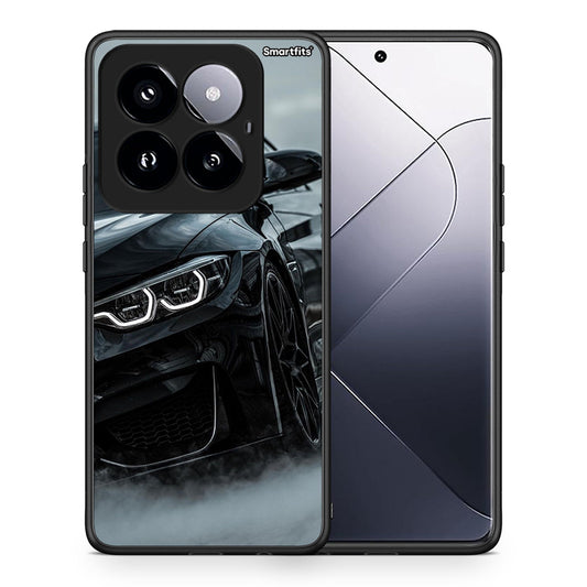 Θήκη Xiaomi 14 Pro 5G Black BMW από τη Smartfits με σχέδιο στο πίσω μέρος και μαύρο περίβλημα | Xiaomi 14 Pro 5G Black BMW case with colorful back and black bezels