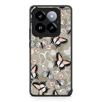 Thumbnail for 135 - Xiaomi 14 Pro 5G Butterflies Boho case, cover, bumper