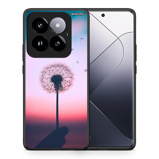 Θήκη Xiaomi 14 Pro 5G Wish Boho από τη Smartfits με σχέδιο στο πίσω μέρος και μαύρο περίβλημα | Xiaomi 14 Pro 5G Wish Boho case with colorful back and black bezels