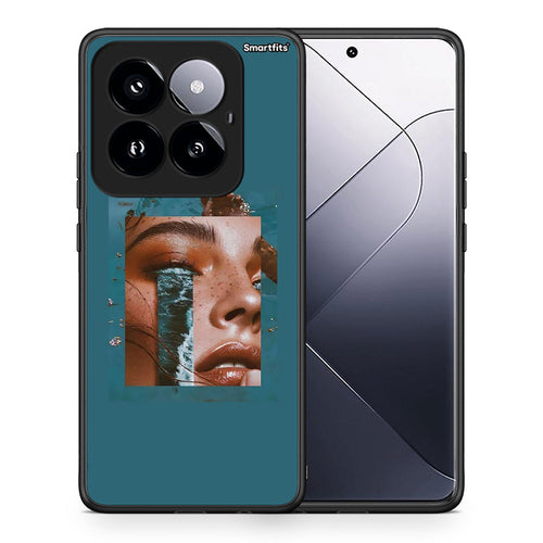Θήκη Xiaomi 14 Pro 5G Cry An Ocean από τη Smartfits με σχέδιο στο πίσω μέρος και μαύρο περίβλημα | Xiaomi 14 Pro 5G Cry An Ocean case with colorful back and black bezels