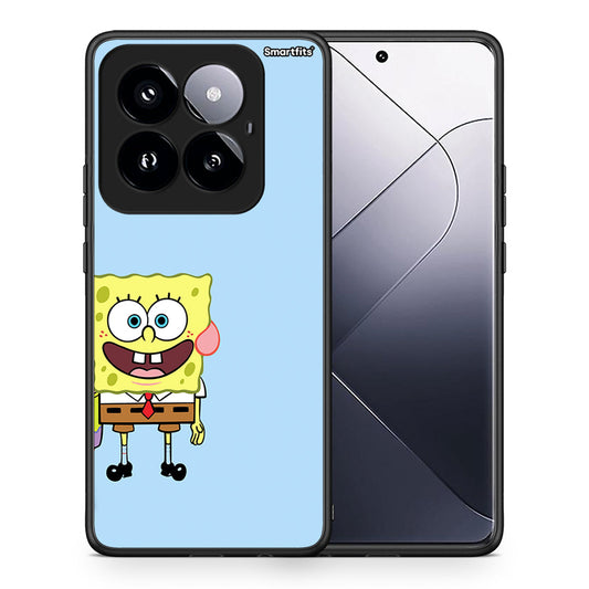 Θήκη Xiaomi 14 Pro 5G Friends Bob από τη Smartfits με σχέδιο στο πίσω μέρος και μαύρο περίβλημα | Xiaomi 14 Pro 5G Friends Bob case with colorful back and black bezels