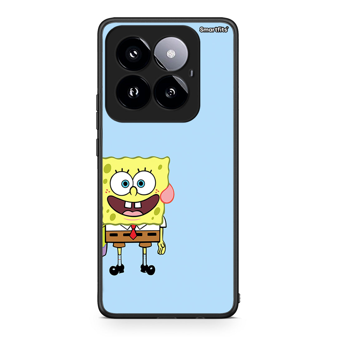 Xiaomi 14 Pro 5G Friends Bob θήκη από τη Smartfits με σχέδιο στο πίσω μέρος και μαύρο περίβλημα | Smartphone case with colorful back and black bezels by Smartfits