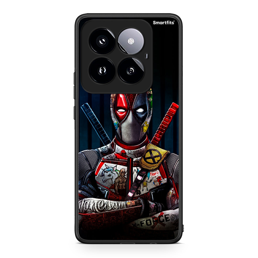 Xiaomi 14 Pro 5G Funny Guy θήκη από τη Smartfits με σχέδιο στο πίσω μέρος και μαύρο περίβλημα | Smartphone case with colorful back and black bezels by Smartfits