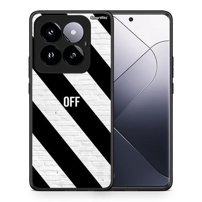 Θήκη Xiaomi 14 Pro 5G Get Off από τη Smartfits με σχέδιο στο πίσω μέρος και μαύρο περίβλημα | Xiaomi 14 Pro 5G Get Off case with colorful back and black bezels