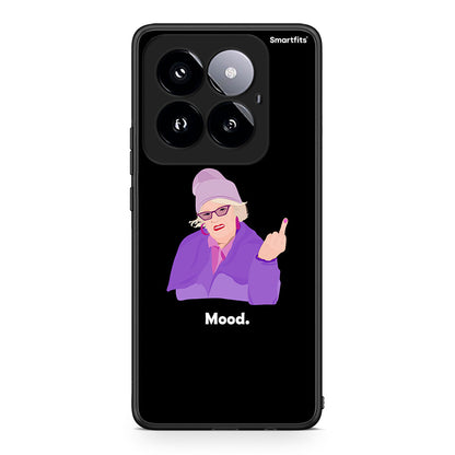 Xiaomi 14 Pro 5G Grandma Mood Black θήκη από τη Smartfits με σχέδιο στο πίσω μέρος και μαύρο περίβλημα | Smartphone case with colorful back and black bezels by Smartfits