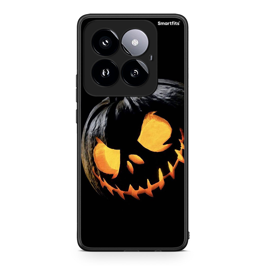 Xiaomi 14 Pro 5G Halloween Scary Pumpkin Θήκη από τη Smartfits με σχέδιο στο πίσω μέρος και μαύρο περίβλημα | Smartphone case with colorful back and black bezels by Smartfits