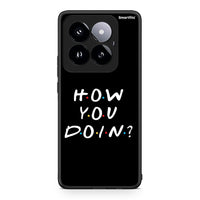 Thumbnail for Xiaomi 14 Pro 5G How You Doin θήκη από τη Smartfits με σχέδιο στο πίσω μέρος και μαύρο περίβλημα | Smartphone case with colorful back and black bezels by Smartfits
