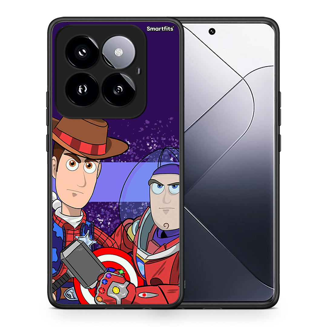 Θήκη Xiaomi 14 Pro 5G Infinity Story από τη Smartfits με σχέδιο στο πίσω μέρος και μαύρο περίβλημα | Xiaomi 14 Pro 5G Infinity Story case with colorful back and black bezels