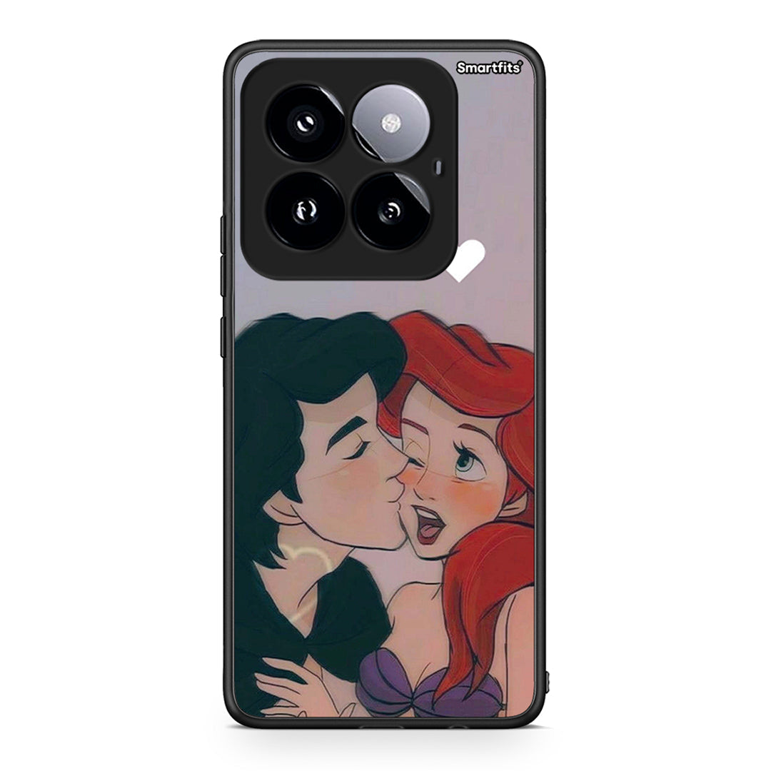 Xiaomi 14 Pro 5G Mermaid Love Θήκη Αγίου Βαλεντίνου από τη Smartfits με σχέδιο στο πίσω μέρος και μαύρο περίβλημα | Smartphone case with colorful back and black bezels by Smartfits