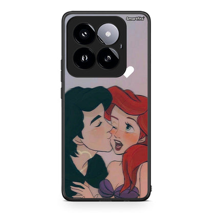 Xiaomi 14 Pro 5G Mermaid Love Θήκη Αγίου Βαλεντίνου από τη Smartfits με σχέδιο στο πίσω μέρος και μαύρο περίβλημα | Smartphone case with colorful back and black bezels by Smartfits