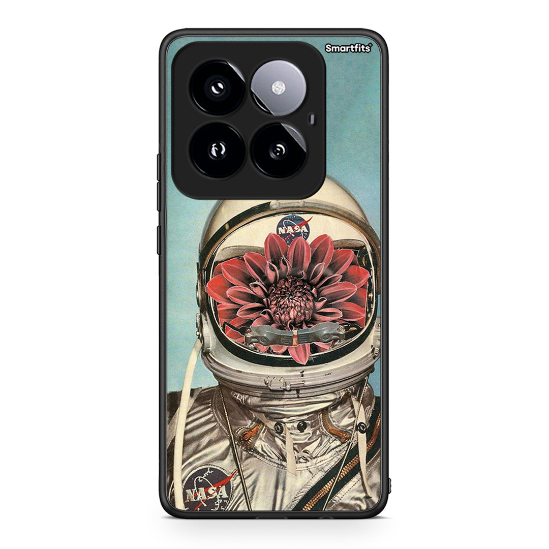 Xiaomi 14 Pro 5G Nasa Bloom θήκη από τη Smartfits με σχέδιο στο πίσω μέρος και μαύρο περίβλημα | Smartphone case with colorful back and black bezels by Smartfits