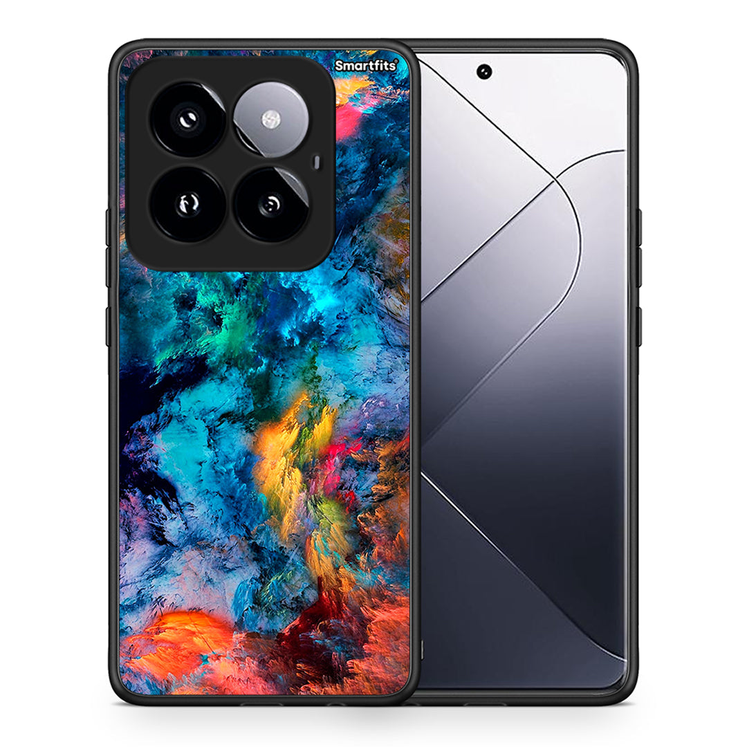 Θήκη Xiaomi 14 Pro 5G Crayola Paint από τη Smartfits με σχέδιο στο πίσω μέρος και μαύρο περίβλημα | Xiaomi 14 Pro 5G Crayola Paint case with colorful back and black bezels