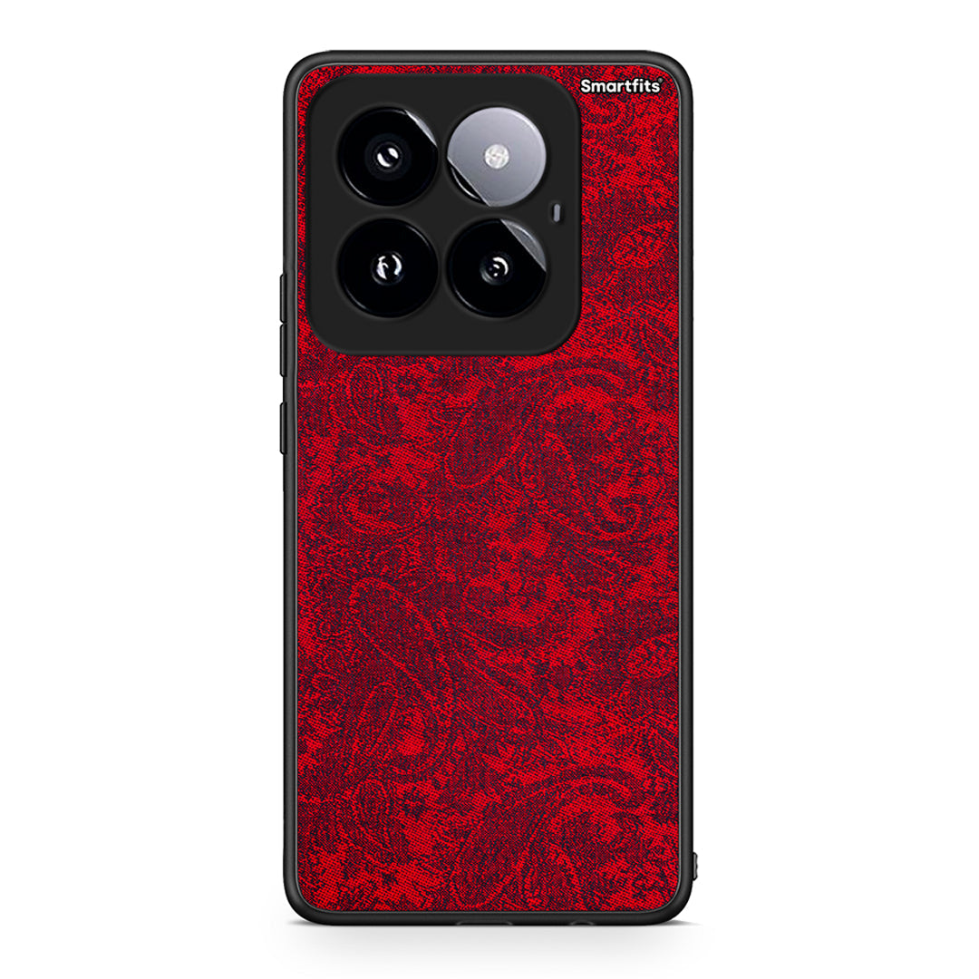 Xiaomi 14 Pro 5G Paisley Cashmere θήκη από τη Smartfits με σχέδιο στο πίσω μέρος και μαύρο περίβλημα | Smartphone case with colorful back and black bezels by Smartfits