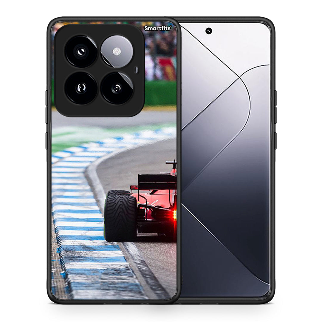 Θήκη Xiaomi 14 Pro 5G Racing Vibes από τη Smartfits με σχέδιο στο πίσω μέρος και μαύρο περίβλημα | Xiaomi 14 Pro 5G Racing Vibes case with colorful back and black bezels