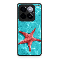 Thumbnail for Xiaomi 14 Pro 5G Red Starfish Θήκη από τη Smartfits με σχέδιο στο πίσω μέρος και μαύρο περίβλημα | Smartphone case with colorful back and black bezels by Smartfits