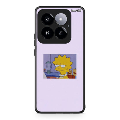 Xiaomi 14 Pro 5G So Happy θήκη από τη Smartfits με σχέδιο στο πίσω μέρος και μαύρο περίβλημα | Smartphone case with colorful back and black bezels by Smartfits
