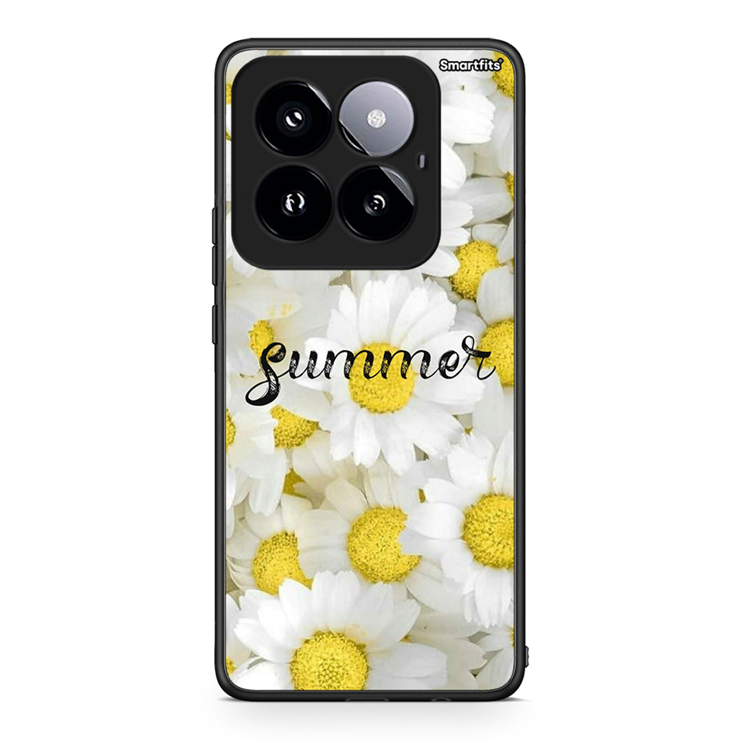 Xiaomi 14 Pro 5G Summer Daisies Θήκη από τη Smartfits με σχέδιο στο πίσω μέρος και μαύρο περίβλημα | Smartphone case with colorful back and black bezels by Smartfits