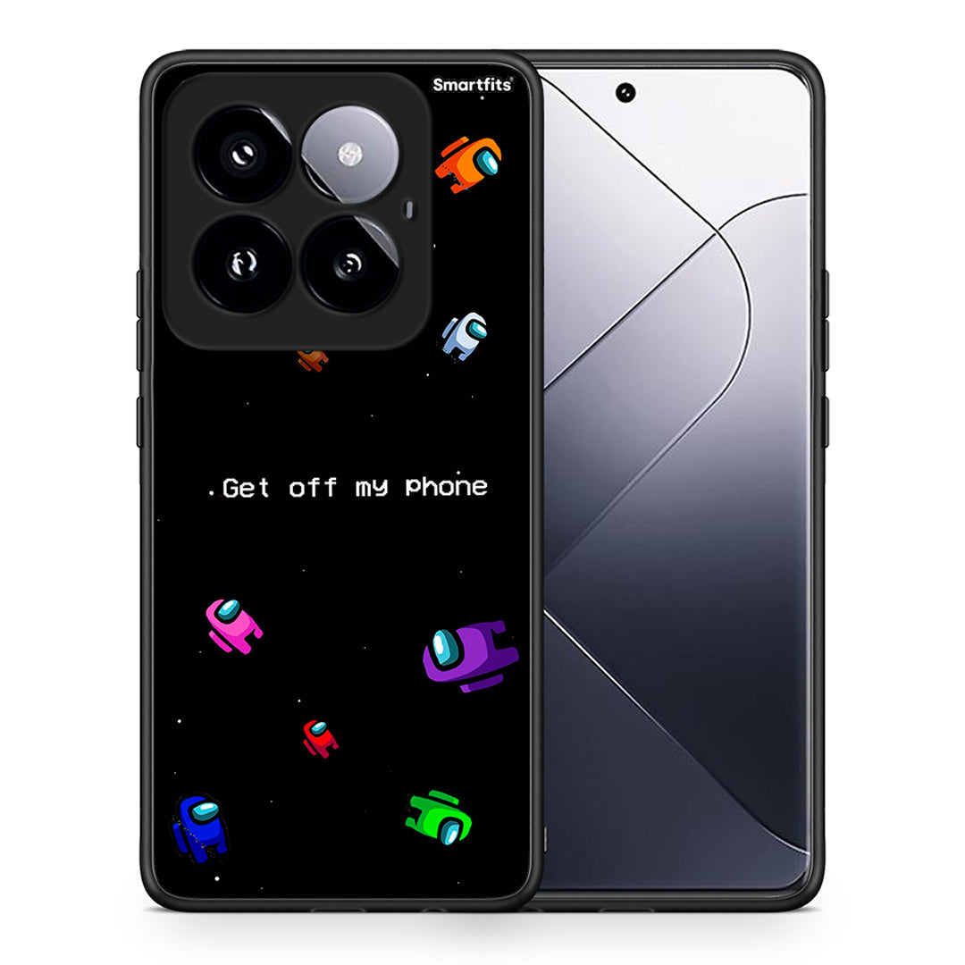 Θήκη Xiaomi 14 Pro 5G AFK Text από τη Smartfits με σχέδιο στο πίσω μέρος και μαύρο περίβλημα | Xiaomi 14 Pro 5G AFK Text case with colorful back and black bezels