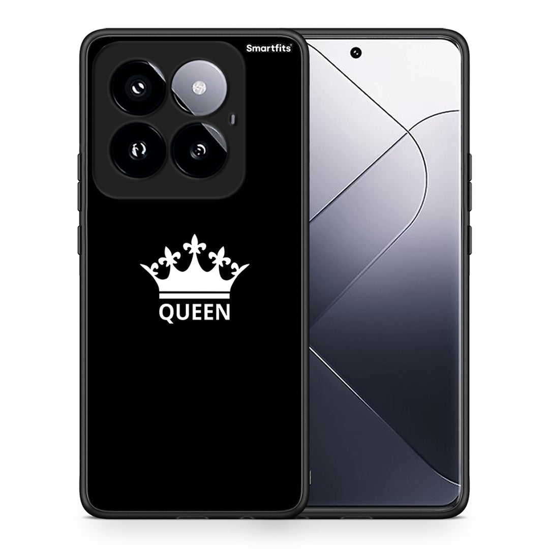 Θήκη Xiaomi 14 Pro 5G Queen Valentine από τη Smartfits με σχέδιο στο πίσω μέρος και μαύρο περίβλημα | Xiaomi 14 Pro 5G Queen Valentine case with colorful back and black bezels