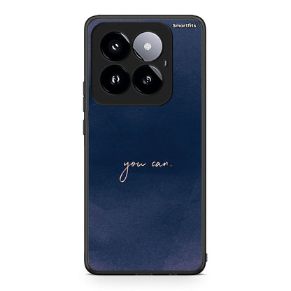 Xiaomi 14 Pro 5G You Can θήκη από τη Smartfits με σχέδιο στο πίσω μέρος και μαύρο περίβλημα | Smartphone case with colorful back and black bezels by Smartfits