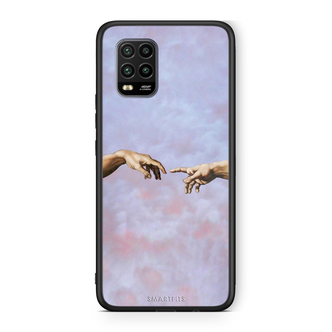 Xiaomi Mi 10 Lite Adam Hand θήκη από τη Smartfits με σχέδιο στο πίσω μέρος και μαύρο περίβλημα | Smartphone case with colorful back and black bezels by Smartfits