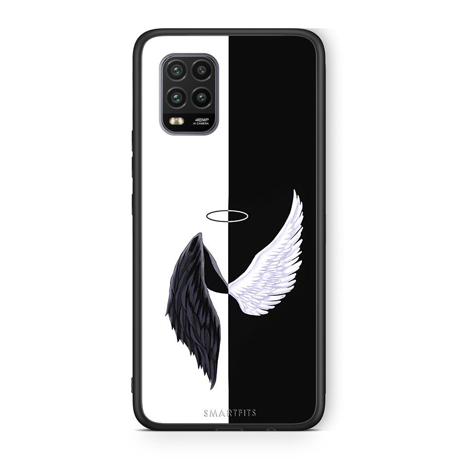 Xiaomi Mi 10 Lite Angels Demons θήκη από τη Smartfits με σχέδιο στο πίσω μέρος και μαύρο περίβλημα | Smartphone case with colorful back and black bezels by Smartfits