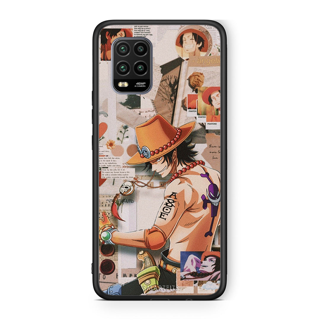 Xiaomi Mi 10 Lite Anime Collage θήκη από τη Smartfits με σχέδιο στο πίσω μέρος και μαύρο περίβλημα | Smartphone case with colorful back and black bezels by Smartfits