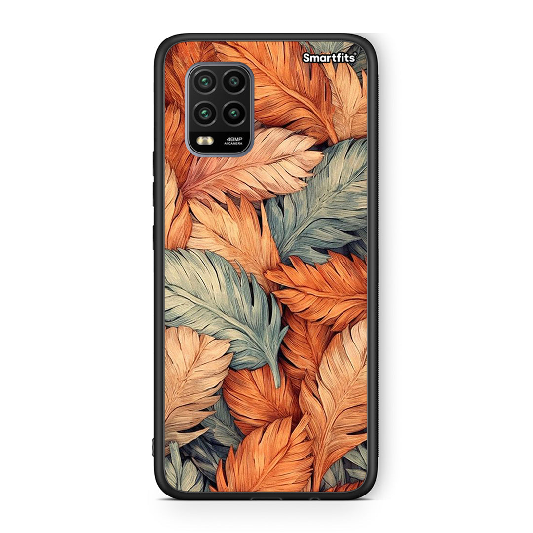 Xiaomi Mi 10 Lite Autumn Leaves Θήκη από τη Smartfits με σχέδιο στο πίσω μέρος και μαύρο περίβλημα | Smartphone case with colorful back and black bezels by Smartfits