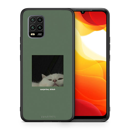 Θήκη Xiaomi Mi 10 Lite Bitch Surprise από τη Smartfits με σχέδιο στο πίσω μέρος και μαύρο περίβλημα | Xiaomi Mi 10 Lite Bitch Surprise case with colorful back and black bezels