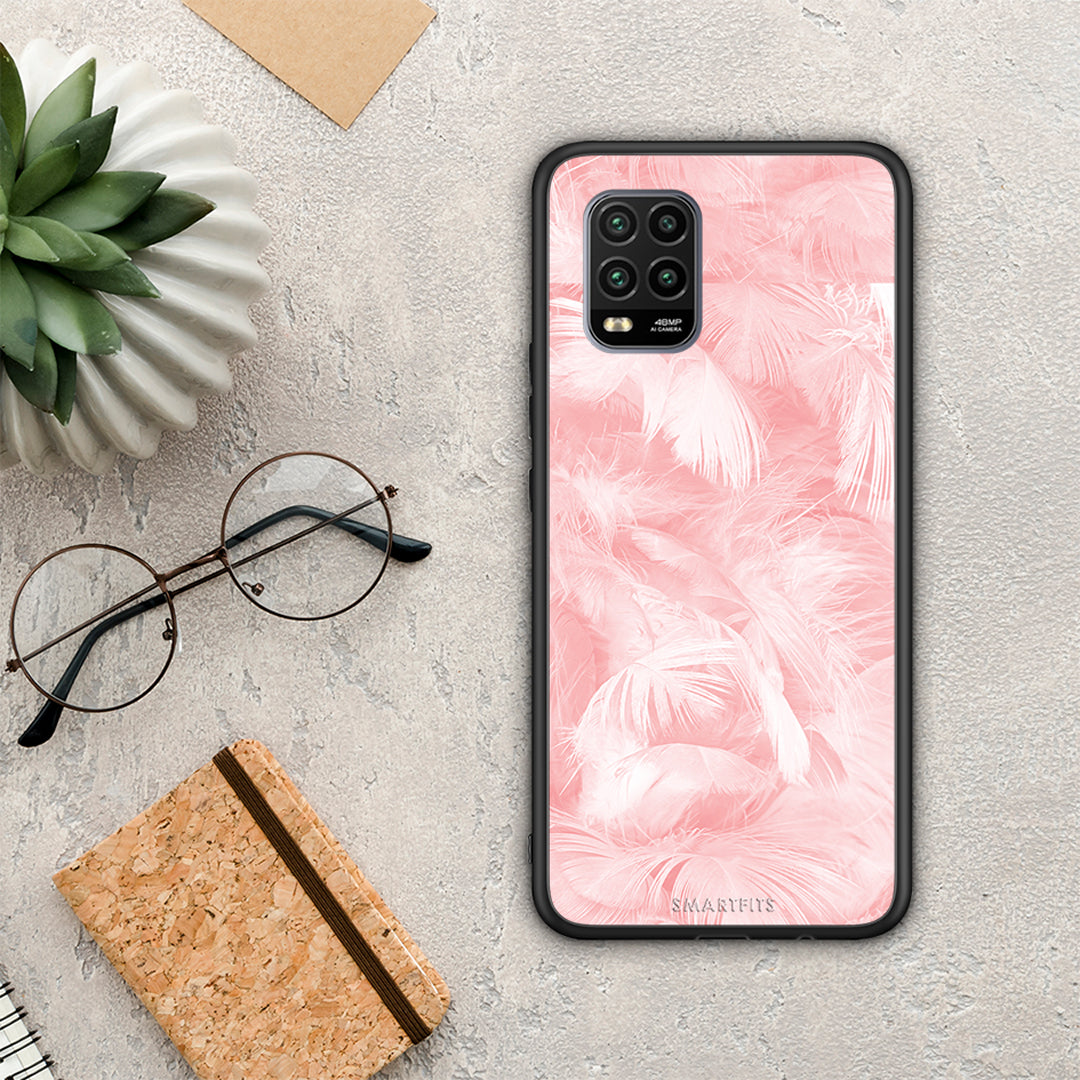 Boho Pink Feather - Xiaomi Mi 10 Lite θήκη