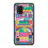 Thumbnail for Xiaomi Mi 10 Lite Bubbles Soap θήκη από τη Smartfits με σχέδιο στο πίσω μέρος και μαύρο περίβλημα | Smartphone case with colorful back and black bezels by Smartfits