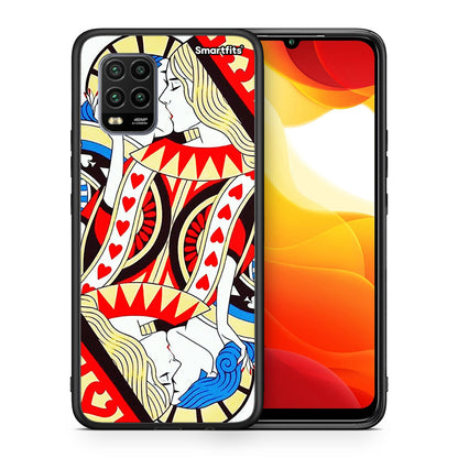 Θήκη Xiaomi Mi 10 Lite Card Love από τη Smartfits με σχέδιο στο πίσω μέρος και μαύρο περίβλημα | Xiaomi Mi 10 Lite Card Love case with colorful back and black bezels
