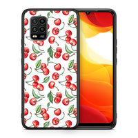 Thumbnail for Θήκη Xiaomi Mi 10 Lite Cherry Summer από τη Smartfits με σχέδιο στο πίσω μέρος και μαύρο περίβλημα | Xiaomi Mi 10 Lite Cherry Summer case with colorful back and black bezels
