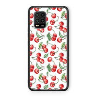 Thumbnail for Xiaomi Mi 10 Lite Cherry Summer θήκη από τη Smartfits με σχέδιο στο πίσω μέρος και μαύρο περίβλημα | Smartphone case with colorful back and black bezels by Smartfits
