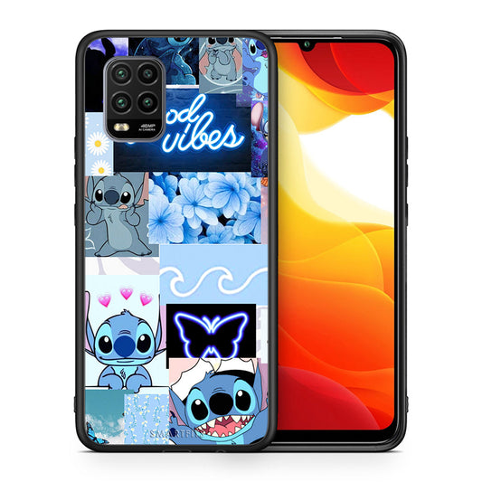 Θήκη Αγίου Βαλεντίνου Xiaomi Mi 10 Lite Collage Good Vibes από τη Smartfits με σχέδιο στο πίσω μέρος και μαύρο περίβλημα | Xiaomi Mi 10 Lite Collage Good Vibes case with colorful back and black bezels