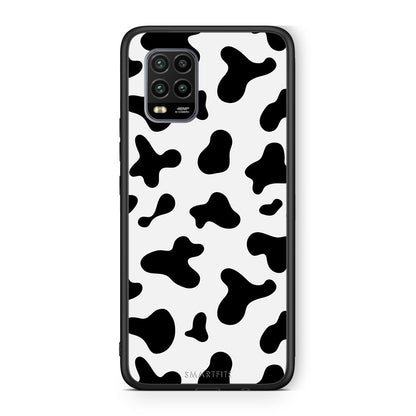 Xiaomi Mi 10 Lite Cow Print θήκη από τη Smartfits με σχέδιο στο πίσω μέρος και μαύρο περίβλημα | Smartphone case with colorful back and black bezels by Smartfits