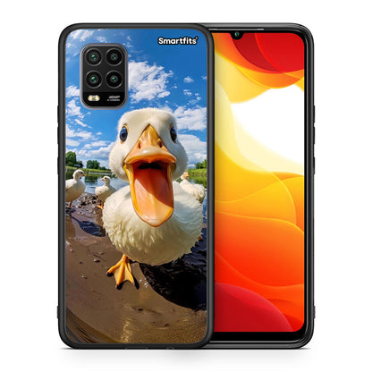 Θήκη Xiaomi Mi 10 Lite Duck Face από τη Smartfits με σχέδιο στο πίσω μέρος και μαύρο περίβλημα | Xiaomi Mi 10 Lite Duck Face case with colorful back and black bezels