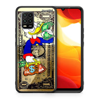 Thumbnail for Θήκη Xiaomi Mi 10 Lite Duck Money από τη Smartfits με σχέδιο στο πίσω μέρος και μαύρο περίβλημα | Xiaomi Mi 10 Lite Duck Money case with colorful back and black bezels