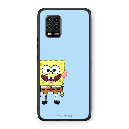 Xiaomi Mi 10 Lite Friends Bob θήκη από τη Smartfits με σχέδιο στο πίσω μέρος και μαύρο περίβλημα | Smartphone case with colorful back and black bezels by Smartfits