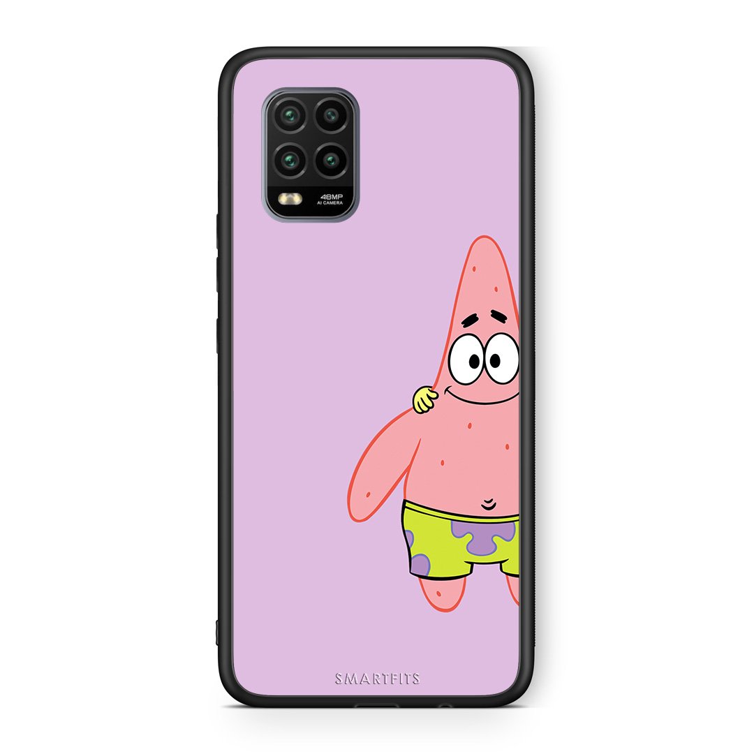 Xiaomi Mi 10 Lite  Friends Patrick θήκη από τη Smartfits με σχέδιο στο πίσω μέρος και μαύρο περίβλημα | Smartphone case with colorful back and black bezels by Smartfits