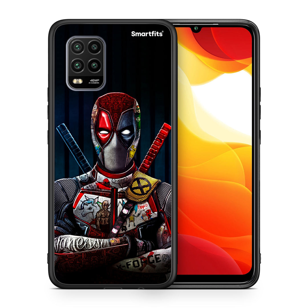Θήκη Xiaomi Mi 10 Lite Funny Guy από τη Smartfits με σχέδιο στο πίσω μέρος και μαύρο περίβλημα | Xiaomi Mi 10 Lite Funny Guy case with colorful back and black bezels