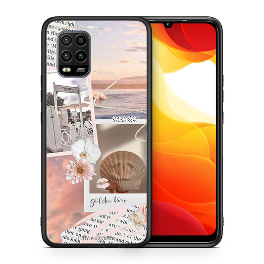 Θήκη Αγίου Βαλεντίνου Xiaomi Mi 10 Lite Golden Hour από τη Smartfits με σχέδιο στο πίσω μέρος και μαύρο περίβλημα | Xiaomi Mi 10 Lite Golden Hour case with colorful back and black bezels