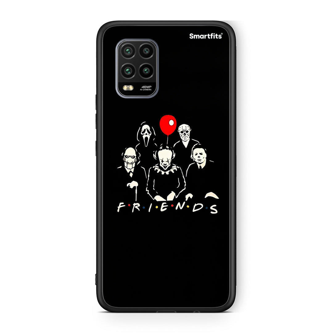 Xiaomi Mi 10 Lite Halloween Friends Θήκη από τη Smartfits με σχέδιο στο πίσω μέρος και μαύρο περίβλημα | Smartphone case with colorful back and black bezels by Smartfits