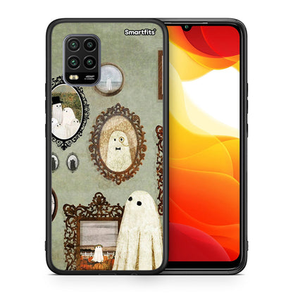 Θήκη Xiaomi Mi 10 Lite Halloween Ghost Season από τη Smartfits με σχέδιο στο πίσω μέρος και μαύρο περίβλημα | Xiaomi Mi 10 Lite Halloween Ghost Season case with colorful back and black bezels